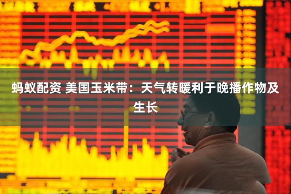 蚂蚁配资 美国玉米带：天气转暖利于晚播作物及生长