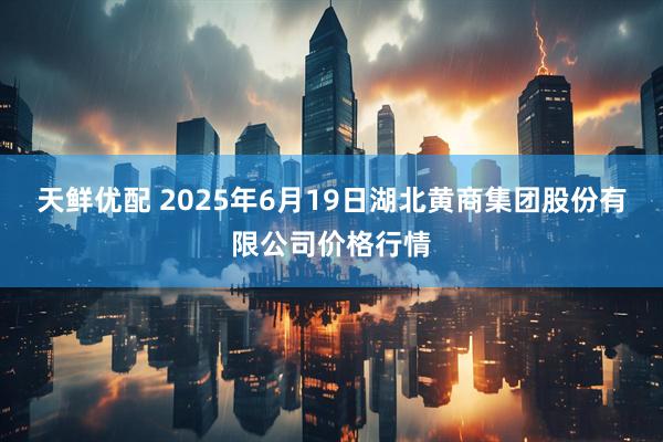 天鲜优配 2025年6月19日湖北黄商集团股份有限公司价格行情