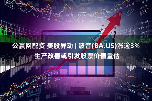 公赢网配资 美股异动 | 波音(BA.US)涨逾3% 生产改善或引发股票价值重估