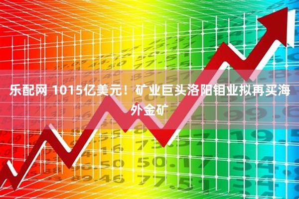 乐配网 1015亿美元！矿业巨头洛阳钼业拟再买海外金矿